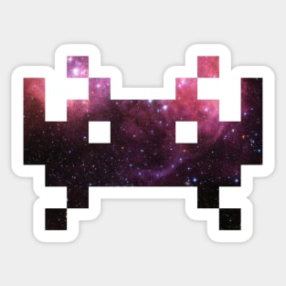 Space Invaders - Galaxy Sticker